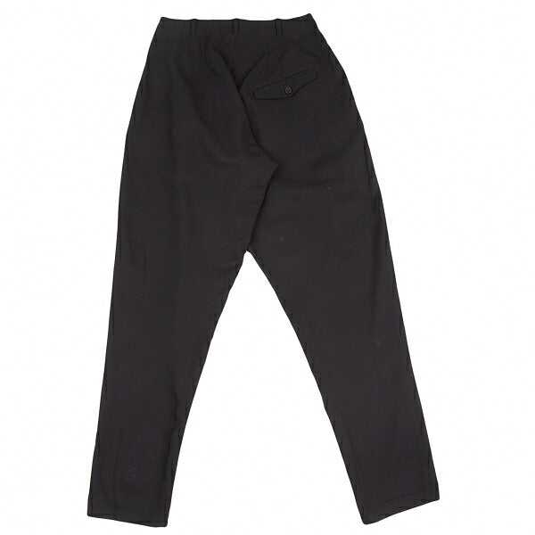 Yohji Yamamoto POUR HOMME Pleated Pants Black Size S
