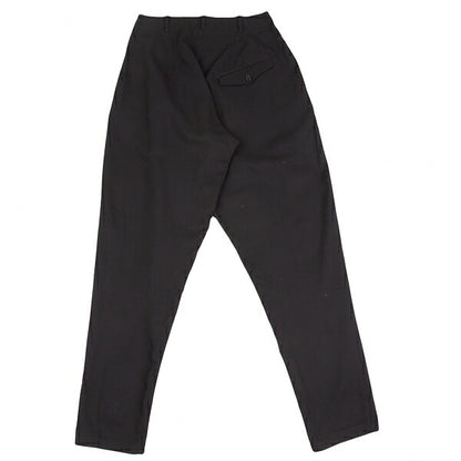 Yohji Yamamoto POUR HOMME Pleated Pants Black Size S