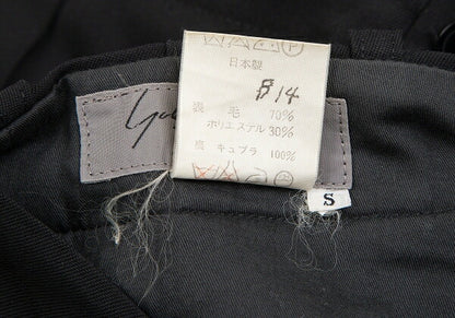 Yohji Yamamoto POUR HOMME Pleated Pants Black Size S