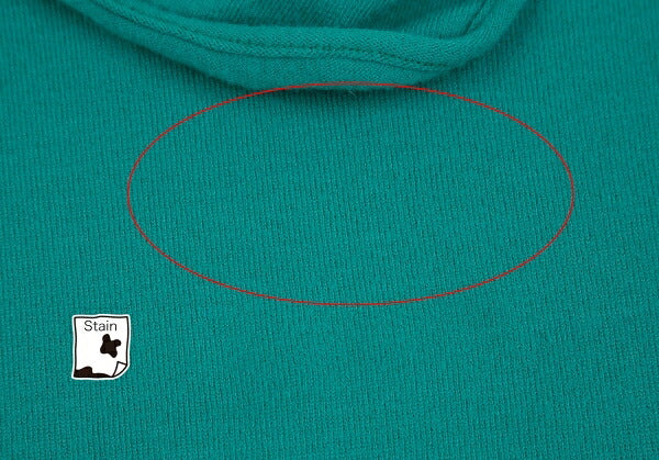 EMPORIO ARMANI Neck Stole Design Sweater Turquoise Size 40