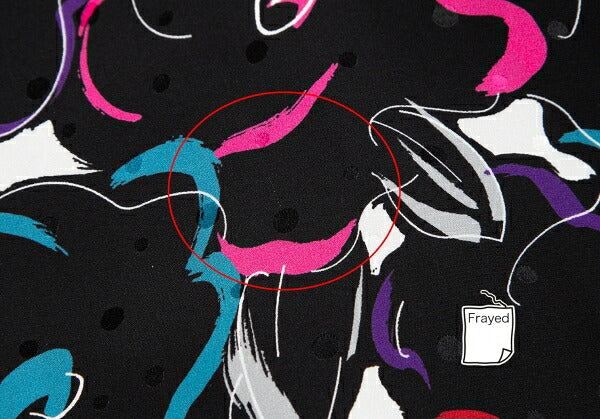 EMPORIO ARMANI Silk Floral Print Short Blouse Black Size 40