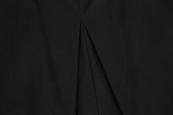 EMPORIO ARMANI Wool Felt Flower Patch Skirt Black Size 38