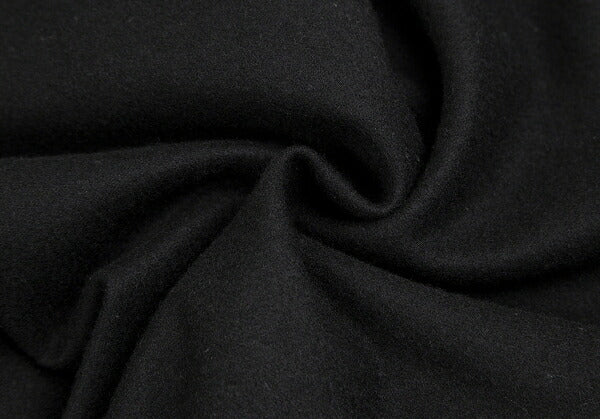 EMPORIO ARMANI Wool Felt Flower Patch Skirt Black Size 38