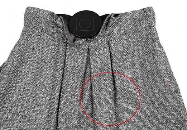 EMPORIO ARMANI Buckle Design Metallic Skirt Silver Size 42