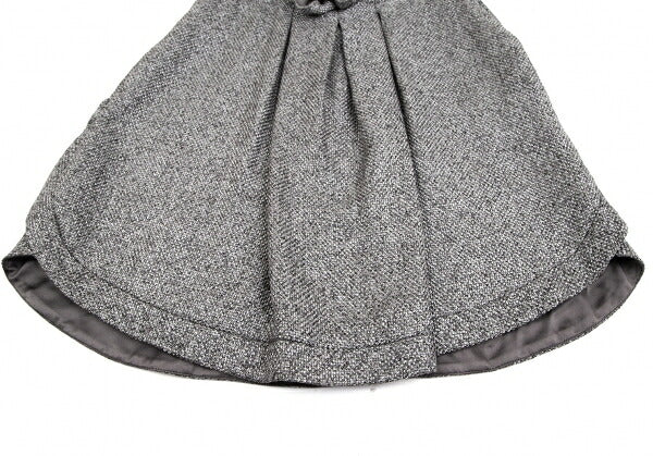 EMPORIO ARMANI Buckle Design Metallic Skirt Silver Size 42