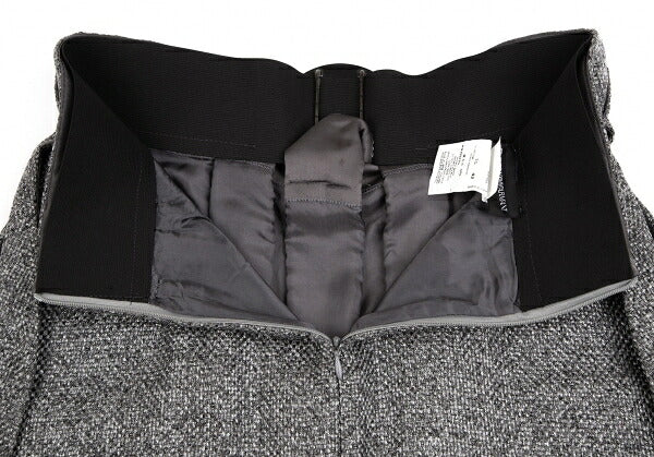 EMPORIO ARMANI Buckle Design Metallic Skirt Silver Size 42