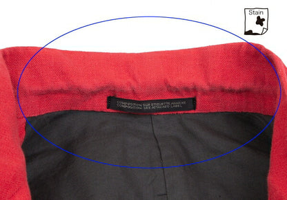 Yohji Yamamoto POUR HOMME Ethnic Red Black Jacket Size M