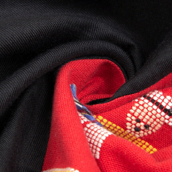 Yohji Yamamoto POUR HOMME Ethnic Red Black Jacket Size M