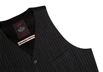 Jean Paul GAULTIER CLASSIQUE Back Gilet Charcoal Size E48