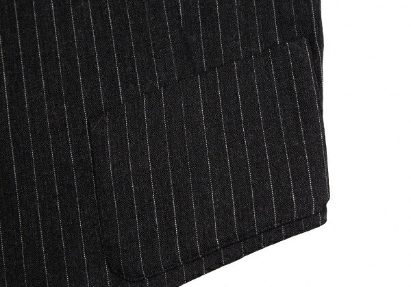Jean Paul GAULTIER CLASSIQUE Back Gilet Charcoal Size E48