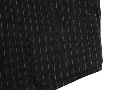 Jean Paul GAULTIER CLASSIQUE Back Gilet Charcoal Size E48