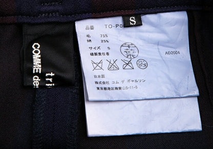 tricot COMME des GARCONS Garment Dyed Pants Blue Size S