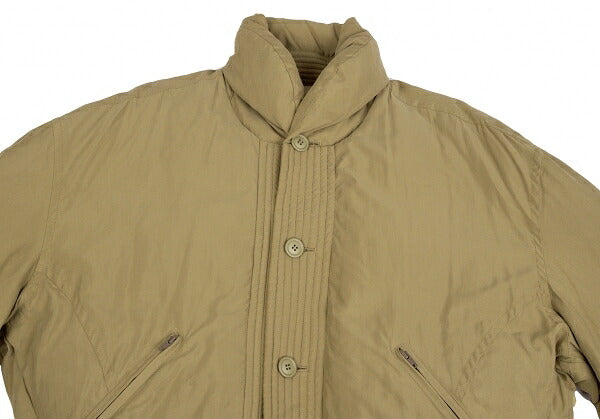 ISSEY MIYAKEMEN Nylon Down Jacket Beige Size M