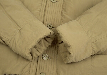 ISSEY MIYAKEMEN Nylon Down Jacket Beige Size M