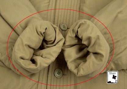 ISSEY MIYAKEMEN Nylon Down Jacket Beige Size M