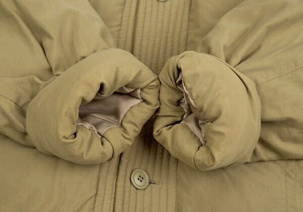 ISSEY MIYAKEMEN Nylon Down Jacket Beige Size M