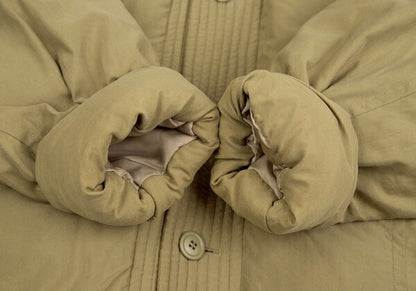 ISSEY MIYAKEMEN Nylon Down Jacket Beige Size M