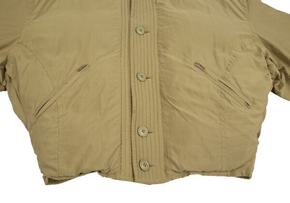 ISSEY MIYAKEMEN Nylon Down Jacket Beige Size M