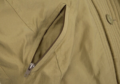 ISSEY MIYAKEMEN Nylon Down Jacket Beige Size M