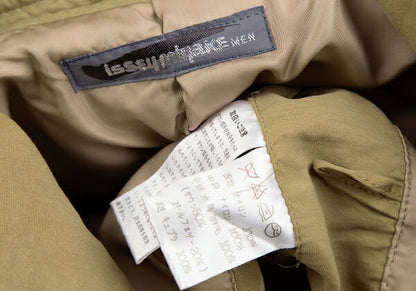 ISSEY MIYAKEMEN Nylon Down Jacket Beige Size M