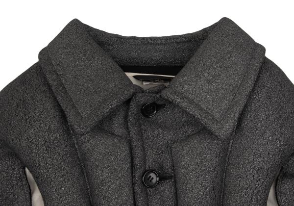 COMME des GARCONS 10AW Heavy Irregular Gray Blouson Size XS