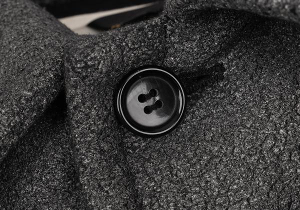 COMME des GARCONS 10AW Heavy Irregular Gray Blouson Size XS