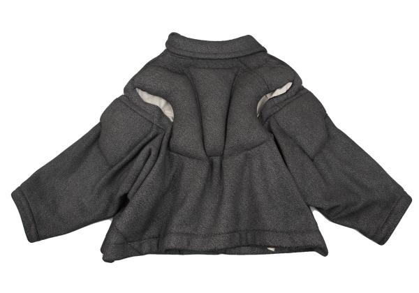COMME des GARCONS 10AW Heavy Irregular Gray Blouson Size XS