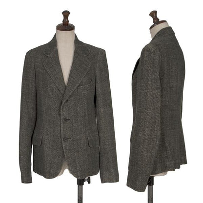 Y's Silk Low Gauge Jacket Gray Size 2