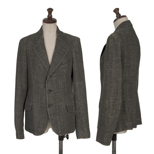 Y's Silk Low Gauge Jacket Gray Size 2