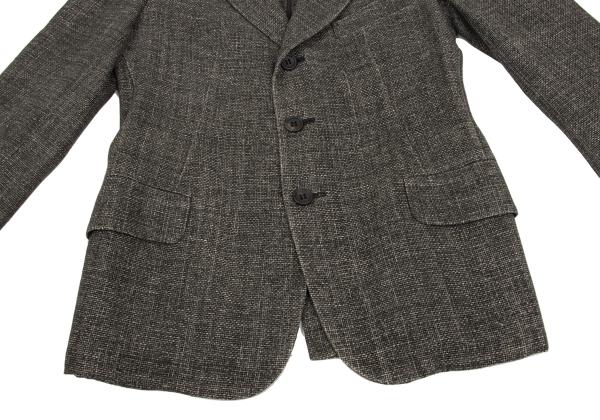 Y's Silk Low Gauge Jacket Gray Size 2