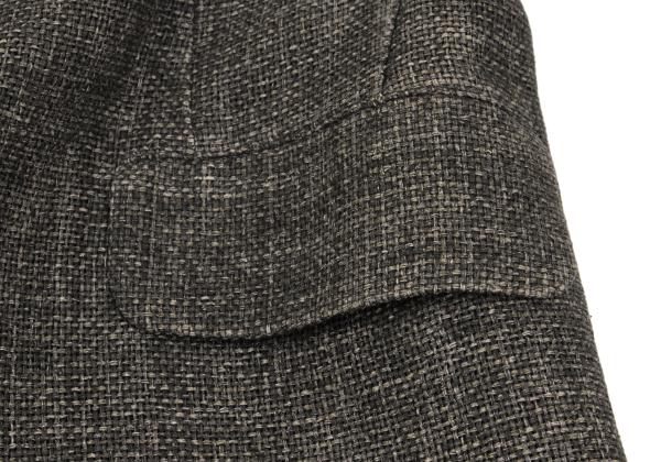 Y's Silk Low Gauge Jacket Gray Size 2