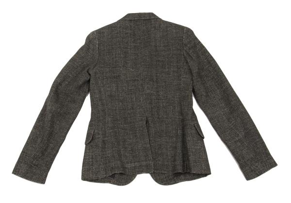 Y's Silk Low Gauge Jacket Gray Size 2