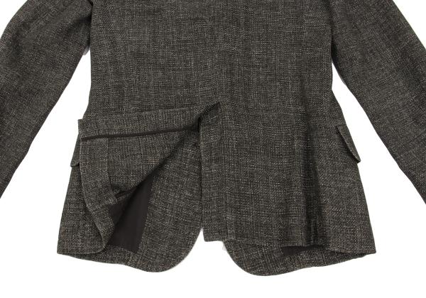 Y's Silk Low Gauge Jacket Gray Size 2