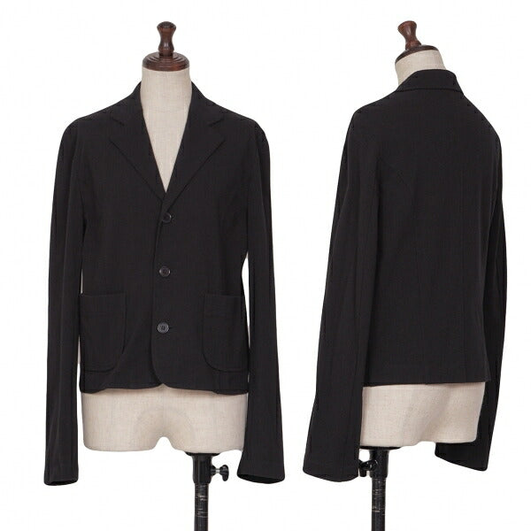tricot COMME des GARCONS Cotton Stretch Jacket Black Size M