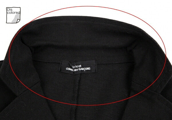 tricot COMME des GARCONS Cotton Stretch Jacket Black Size M
