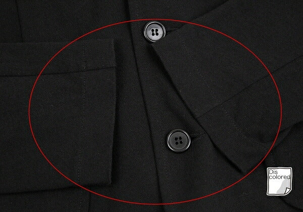 tricot COMME des GARCONS Cotton Stretch Jacket Black Size M