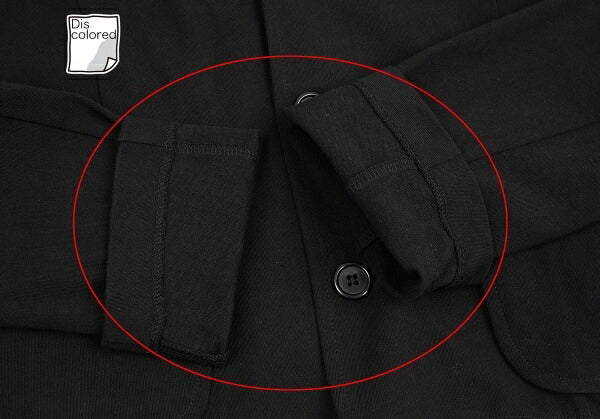 tricot COMME des GARCONS Cotton Stretch Jacket Black Size M