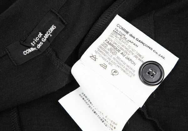 tricot COMME des GARCONS Cotton Stretch Jacket Black Size M