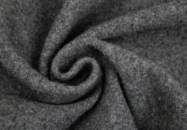 Y's Wool Knit Collarless Jacket Dark Gray Size 2