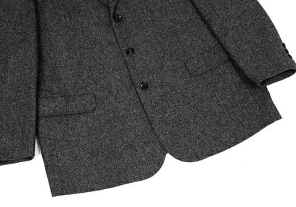 Papas MOON Cashmere Blend Wool Jacket Gray Size M