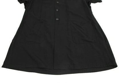Yohji Yamamoto POUR HOMME Raglan Shirt Jacket Black Size M