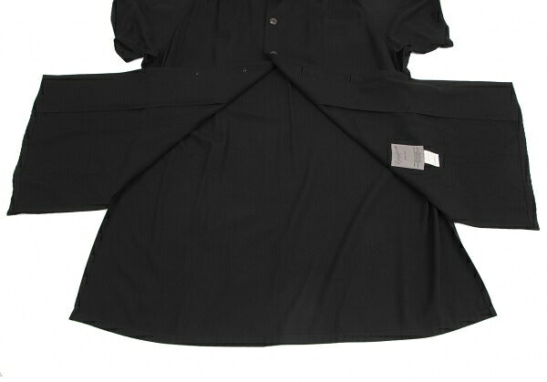 Yohji Yamamoto POUR HOMME Raglan Shirt Jacket Black Size M