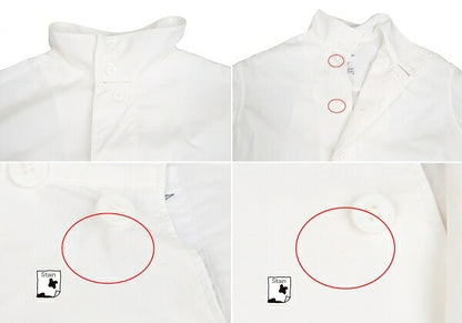 Yohji Yamamoto PH Back Zip Layered Cotton Shirt White Size 2