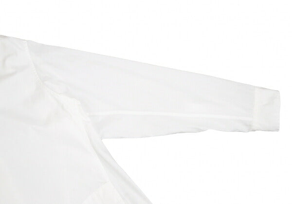 Yohji Yamamoto PH Back Zip Layered Cotton Shirt White Size 2