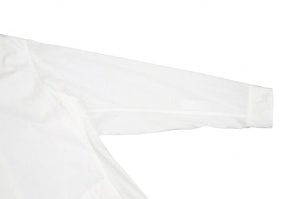 Yohji Yamamoto PH Back Zip Layered Cotton Shirt White Size 2