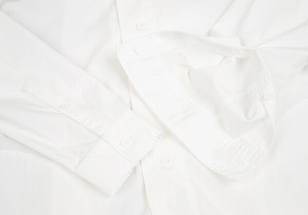 Yohji Yamamoto PH Back Zip Layered Cotton Shirt White Size 2