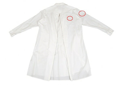 Yohji Yamamoto PH Back Zip Layered Cotton Shirt White Size 2