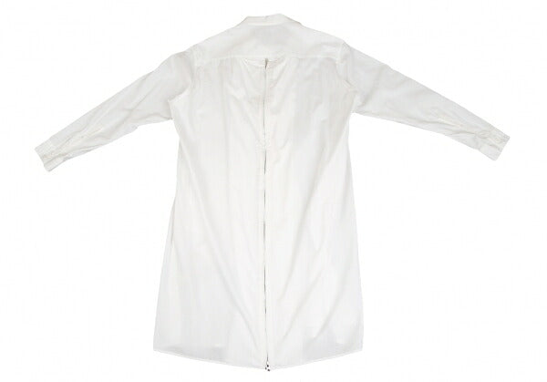 Yohji Yamamoto PH Back Zip Layered Cotton Shirt White Size 2