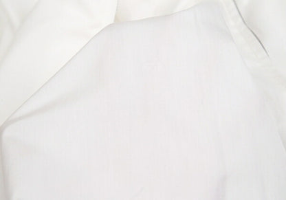 Yohji Yamamoto PH Back Zip Layered Cotton Shirt White Size 2