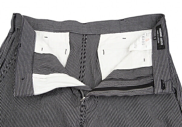 COMME des GARCONS HOMME DEUX Seersucker Pants Black Size M